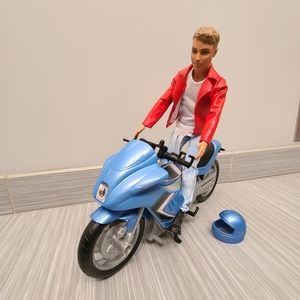 pink passport ken motorcycle